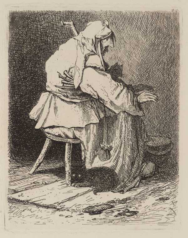 Sketch after Rembrandt