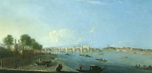 Westminster Bridge under Construction