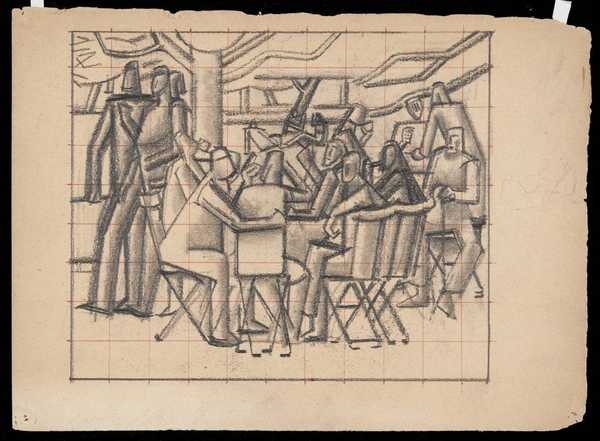 Study for ‘The Tea Garden’