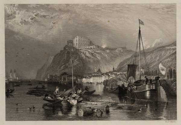 ‘ehrenbreitstein‘, After Joseph Mallord William Turner, 1833 