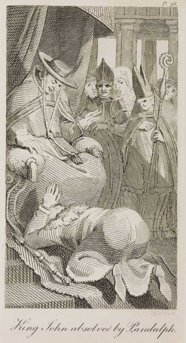 King John Absolved by Pandulph (after Henry Fuseli)