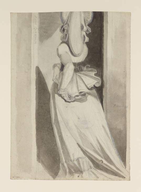 Charis Phykomené. Verso: Head of a Woman, Unfinished