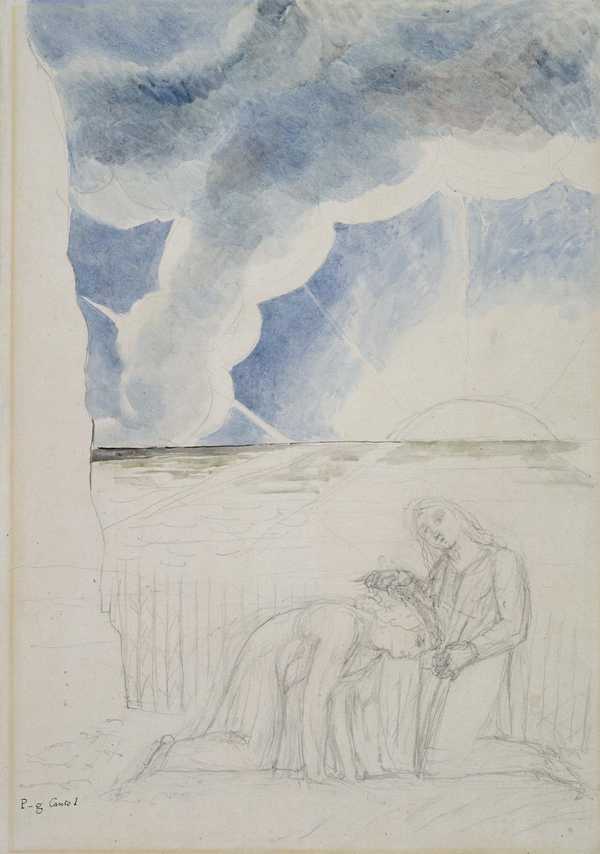 Virgil Girding Dante’s Brow with a Rush