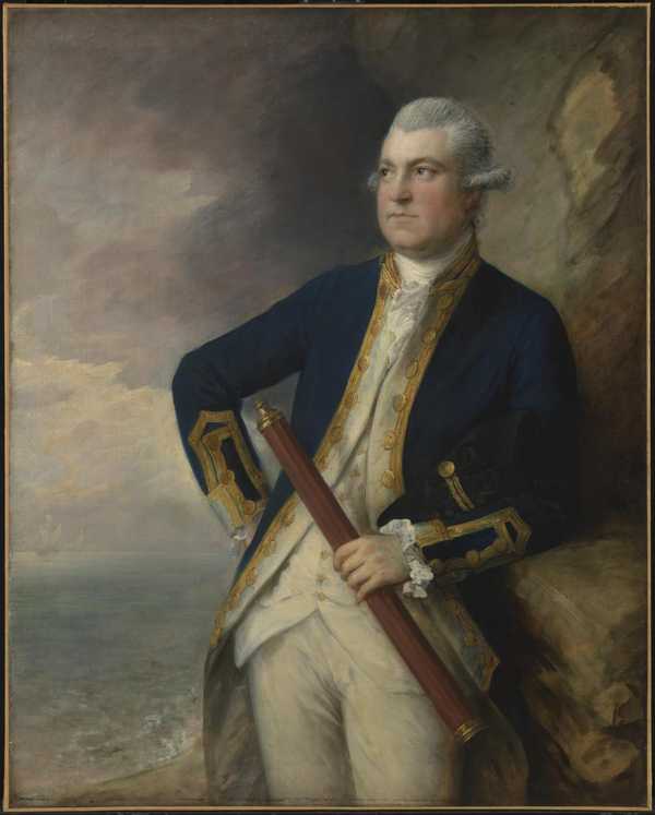 ‘Admiral Sir Charles Thompson, Bt‘, Thomas Gainsborough, 1774 | Tate