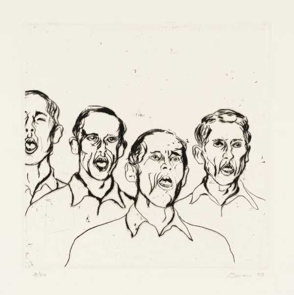Four Men in White
