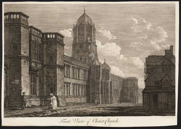 Front View of Christ Church, engraved by J. Dadley