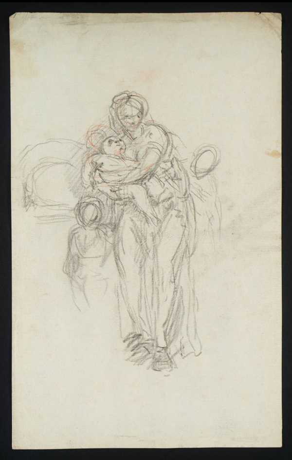 [title not known] Verso: Sketch