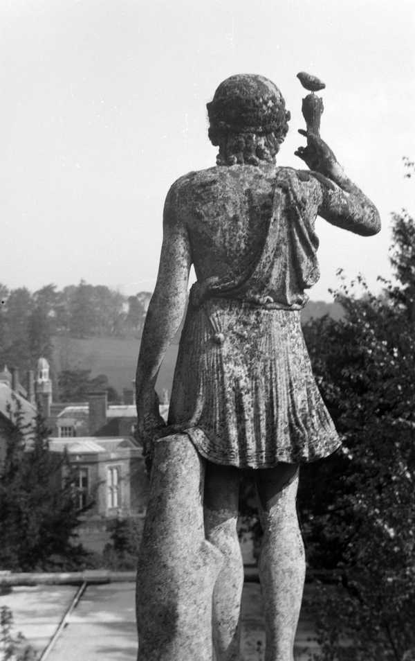 Photograph of garden sculpture in Wotton House near Dorking, Surrey