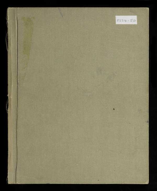 Sketchbook, with Boswell’s name and address and ‘1953’ inside front