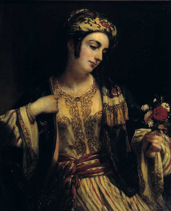 ‘a Syrian Maid‘, Henry William Pickersgill, Exhibited 1837 