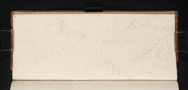 ‘Buildings; Coastal Terrain, ?Kent‘, Joseph Mallord William Turner, c ...