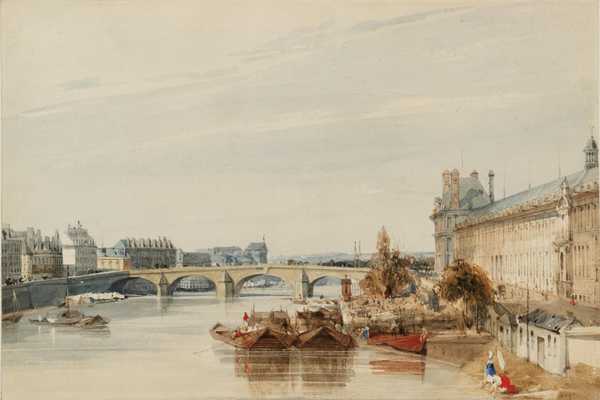 The Seine and Palace of the Tuileries