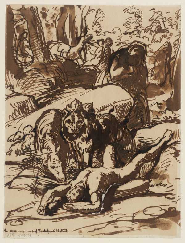 Sketch for a Biblical Illustration (I Kings, 13, 24)