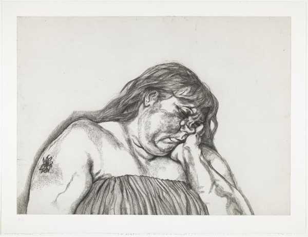 Woman with an Arm Tattoo