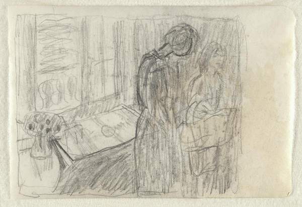 Preparatory Sketch for ‘The Bowl of Milk’
