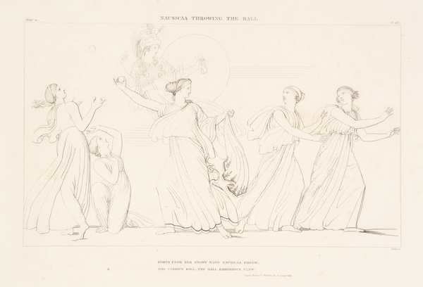 Nausicaa Throwing the Ball