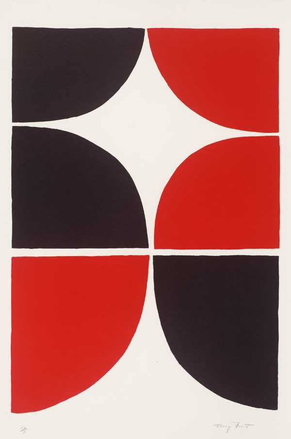 'Red and Black Solid', Sir Terry Frost, 1968 | Tate