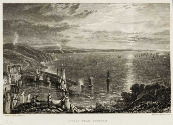 ‘Torbay from Brixham, engraved by W.B. Cooke‘, after Joseph Mallord ...