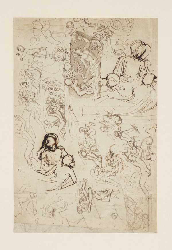 A Sheet of Studies for a Design for a Frieze, or a Similar Subject