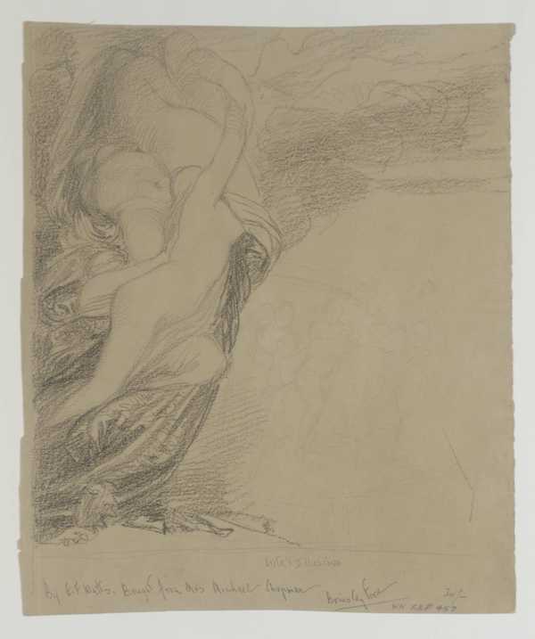 Study for ‘Life’s Illusions’. Verso: Study for ‘Life’s Illusions’