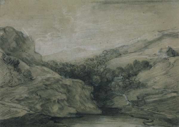 Mountain Landscape with Pool