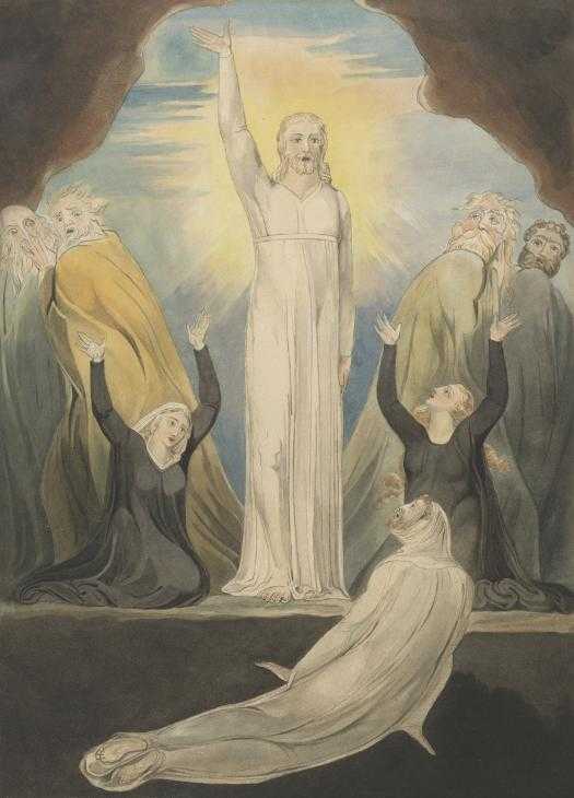 ‘The Raising of Lazarus‘, after William Blake | Tate