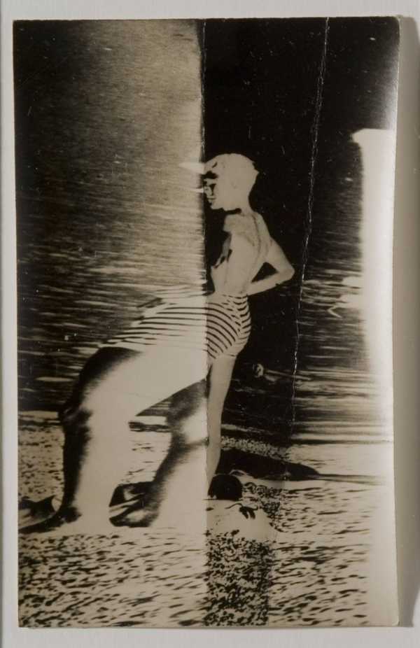 Stressed Photograph of a Bather
