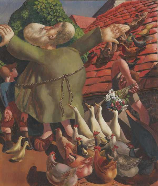 St Francis and the Birds', Sir Stanley Spencer, 1935 | Tate