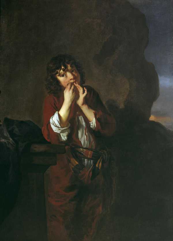 Boy Playing a Jew’s Harp
