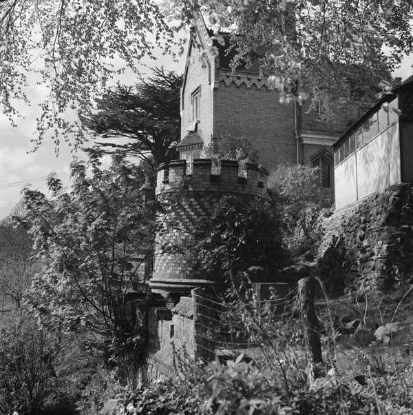 Photograph of a folly in the garden of a house on Church Hill