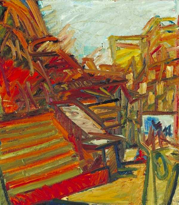 ‘to The Studios‘ Frank Auerbach 19901 Tate