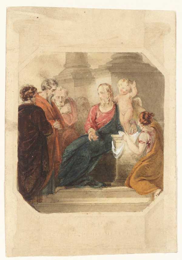 Christ Teaching His Disciples, and Holding a Child