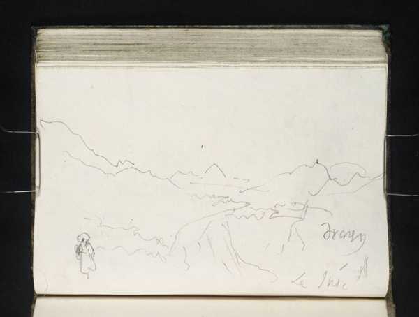 ‘A Solitary Figure on a Road ,?the Mont Cenis Pass‘, Joseph Mallord ...