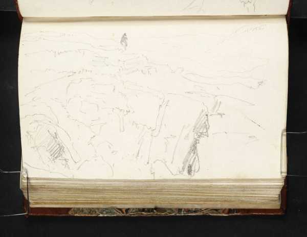 ‘A Figure in Limestone Country‘, Joseph Mallord William Turner, 1816 | Tate