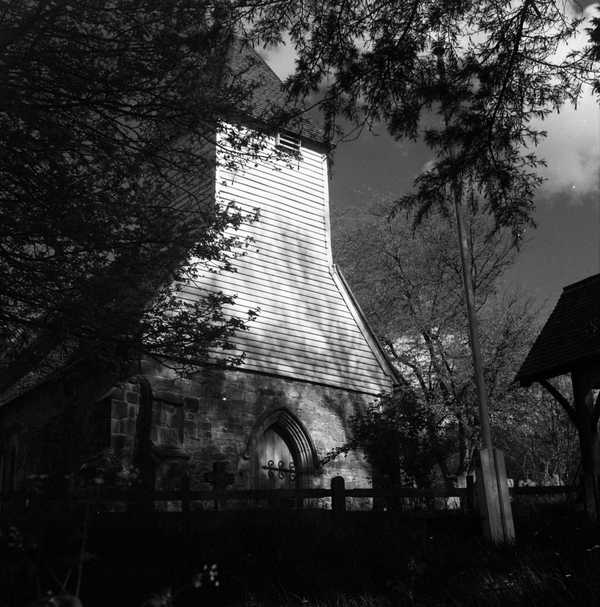 Photograph of St Martin’s Church in Ashurst, Kent‘, John Piper, [c