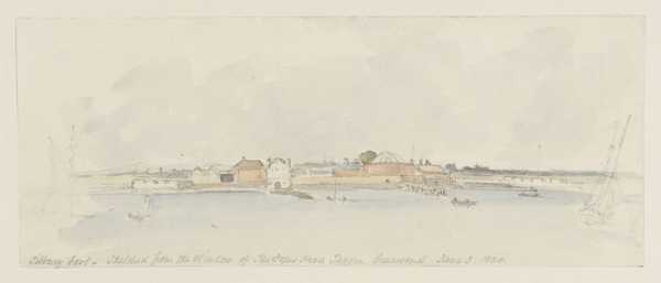 Tilbury Fort Sketched from the Window of the Pope’s Head Tavern, Gravesend