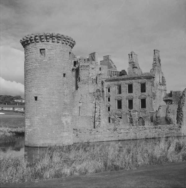 Photograph of Caerlaverock Castle, near Dumfries, Dumfries and Galloway