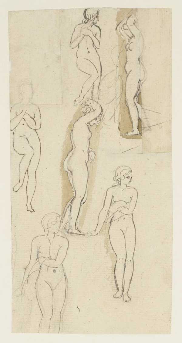 Studies of a Woman Bathing