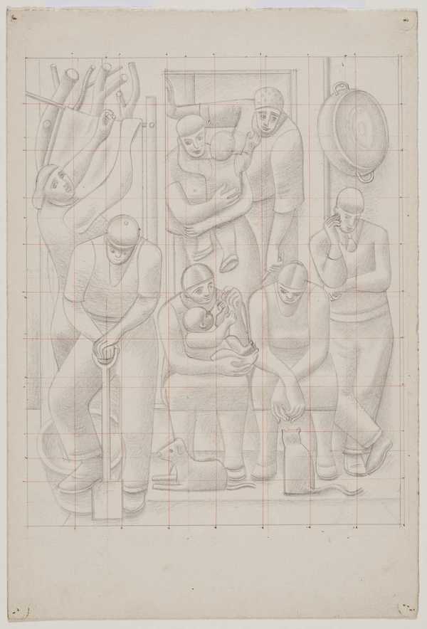 Study for ‘The Back Door’