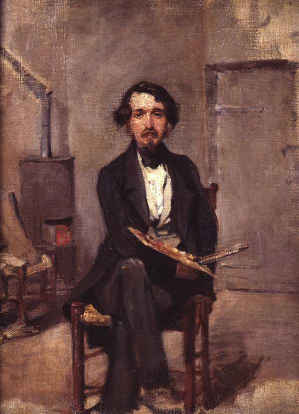 ‘An Artist in his Studio‘, Alfred Stevens, c.1840–2 | Tate