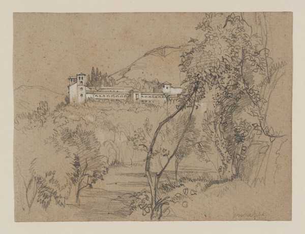 Sheet from a Sketchbook Used in Spain