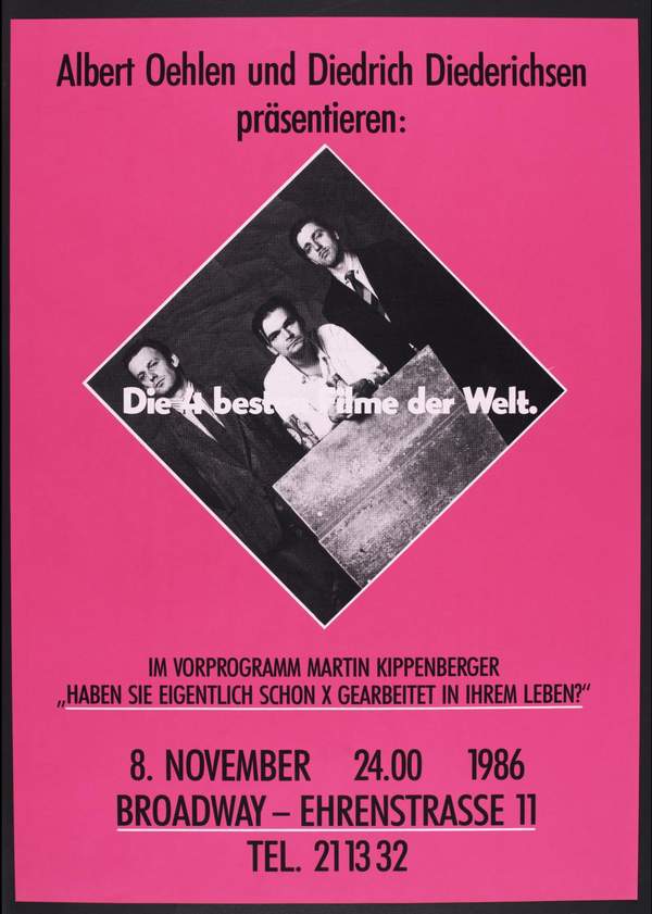 Albert Oehlen and Diedrich Diederichsen present: The Four Best Films in the World