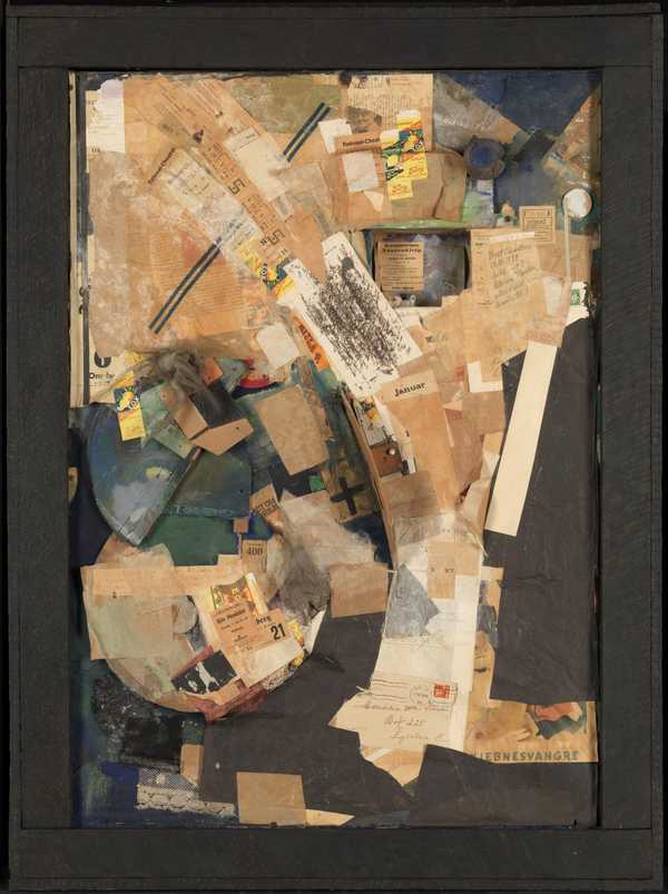 Picture of Spatial Growths - Picture with Two Small Dogs', Kurt Schwitters,  1920–39