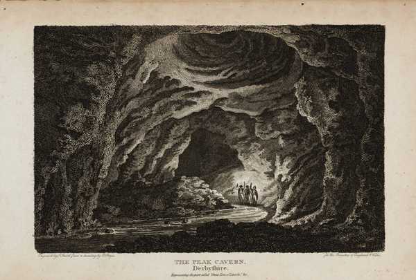 The Peak Cavern, Derbyshire: Great Tom of Lincoln, engraved by J. Smith