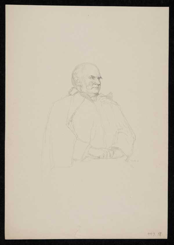 Portrait of Sir Bosdin Leech‘, Sir William Rothenstein, 1899‘, Sir ...