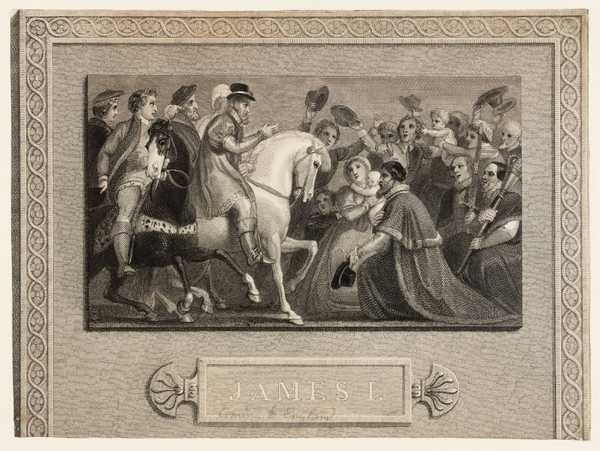 James I Coming to England
