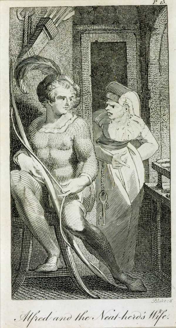 Alfred and the Neat-Herd’s Wife (after Henry Fuseli)