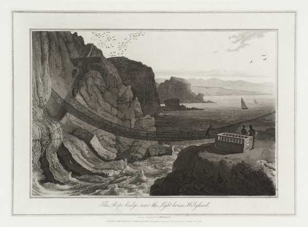 The Rope Bridge, near the Light-house, Holyhead