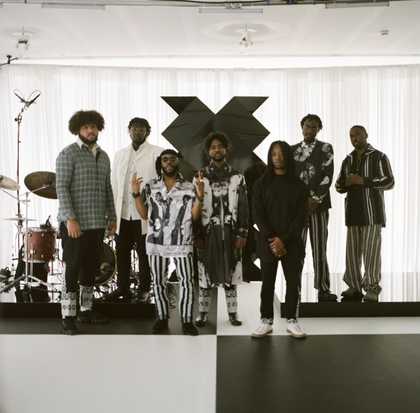 Photograph of a band