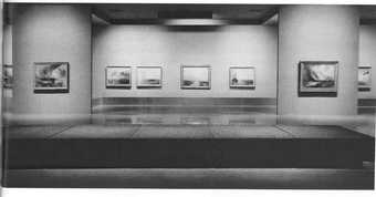 Installation view of Turner: Imagination and Reality at the Museum of Modern Art 1966